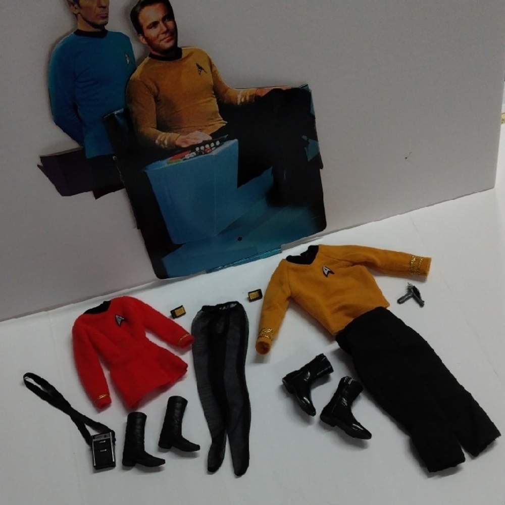 Barbie And Ken Star Trek Outfit Includes Accessories